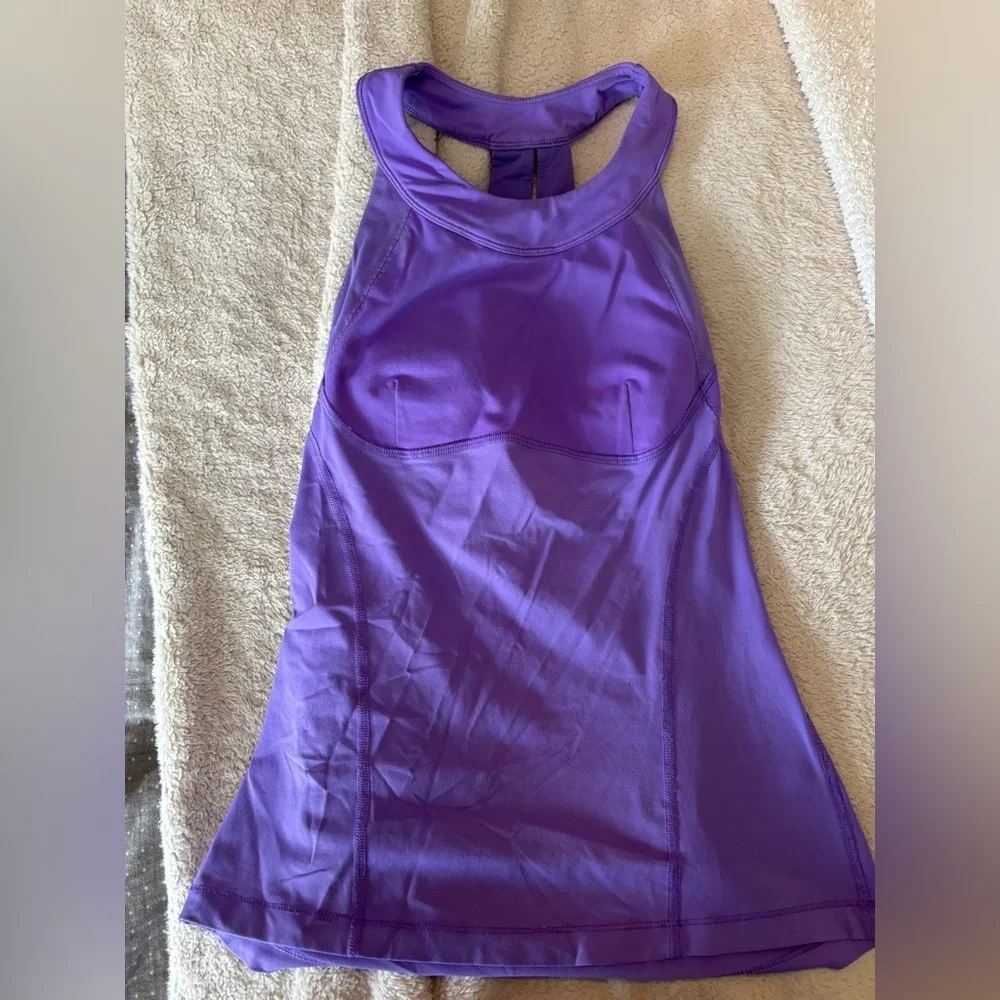 Lululemon workout tank top, purple, size 4